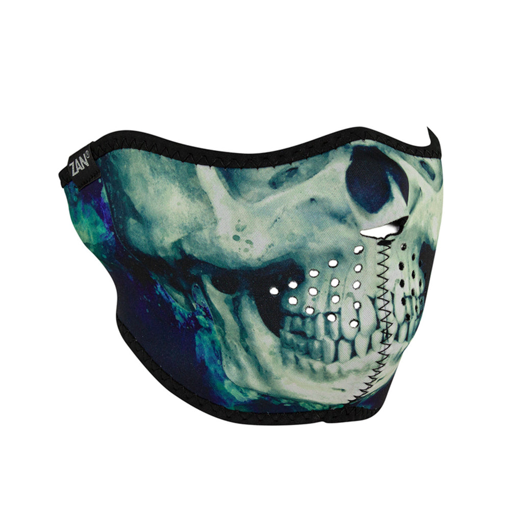 Neoprene Half Face Mask, Paint Skull