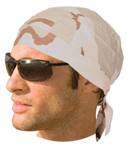 Headwrap Camo Three Color Desert