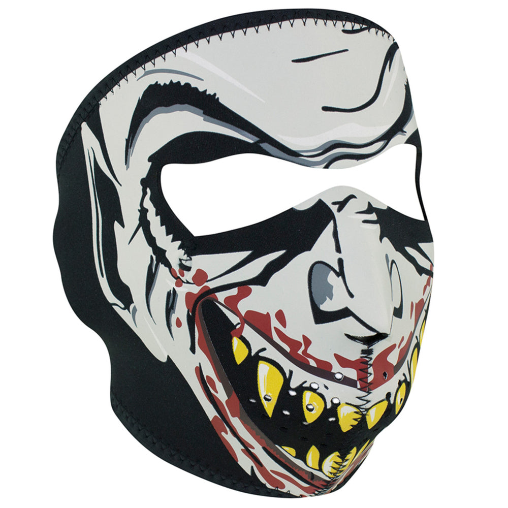 ZAN® Full Mask- Neoprene- Vampire, Glow in the Dark