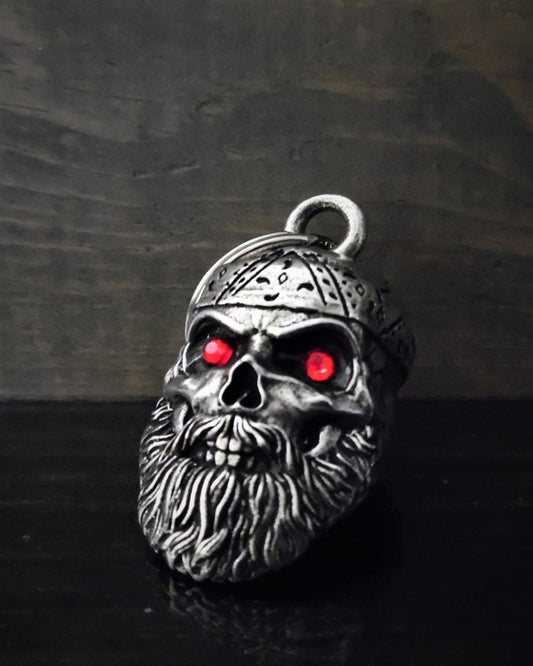 BB-97Old School Biker Skull Diamond Bell