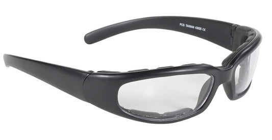 Rally Wrap Padded Blk Frame/Clear Lens