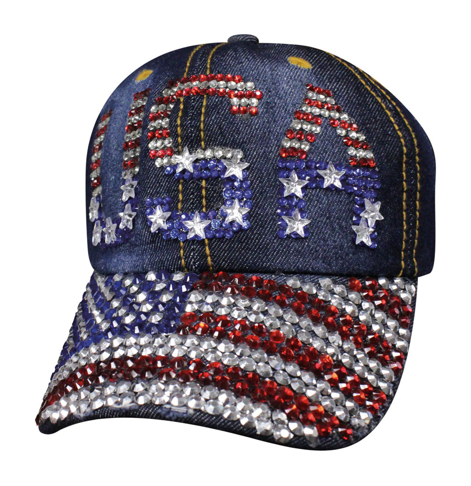 Denim USA Bling Hat