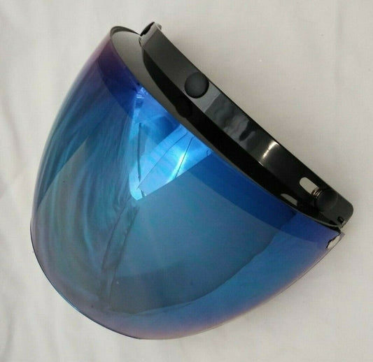 3 Snap Flip Shield - Espejo azul con revestimiento duro