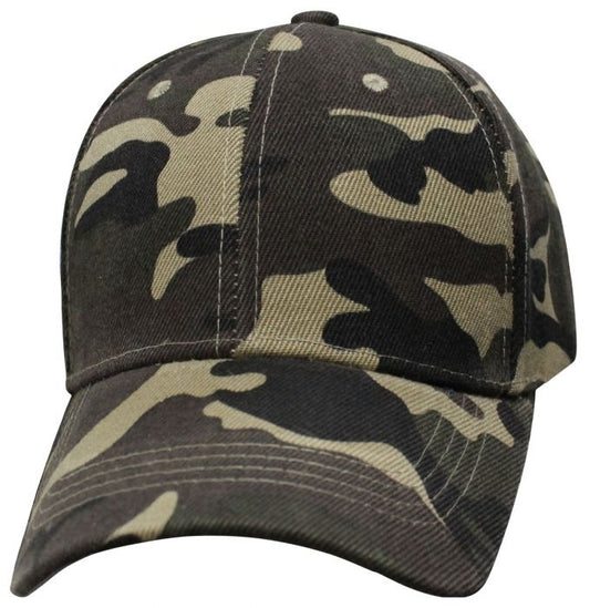 Military Green Camo Blank Hat