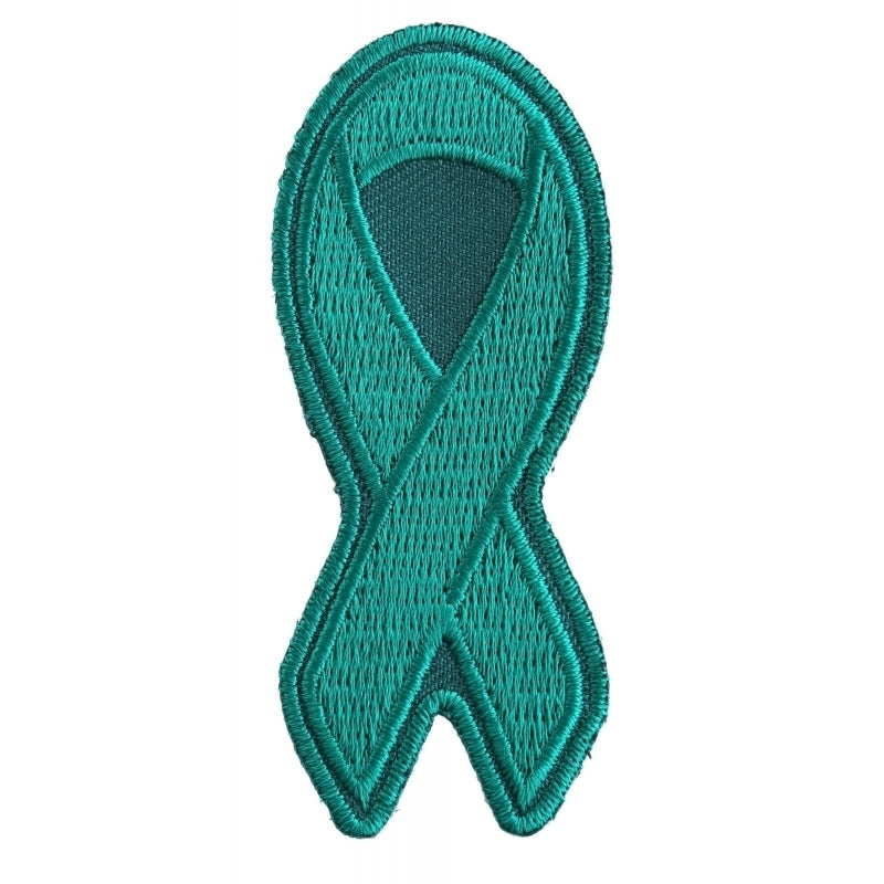 Teal PTSD Awareness Ribbon Patch