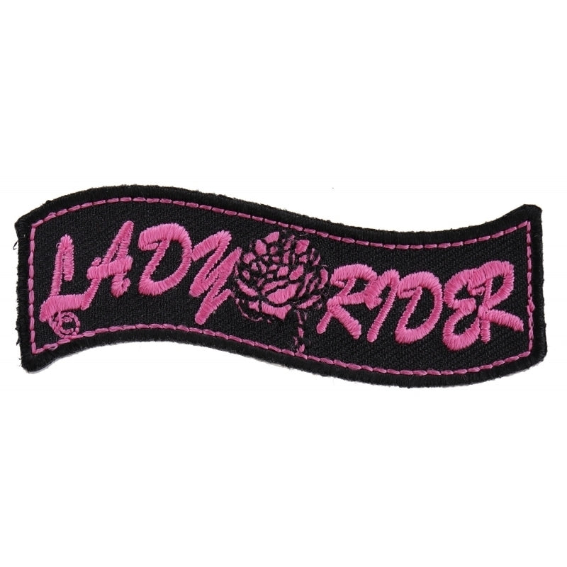 Lady Rider Patch with Rose