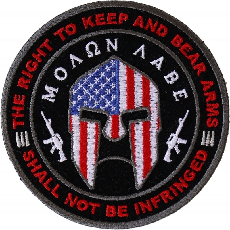 Molon Labe Spartan Helmet, The Right to Keep and Bear Arms Shal