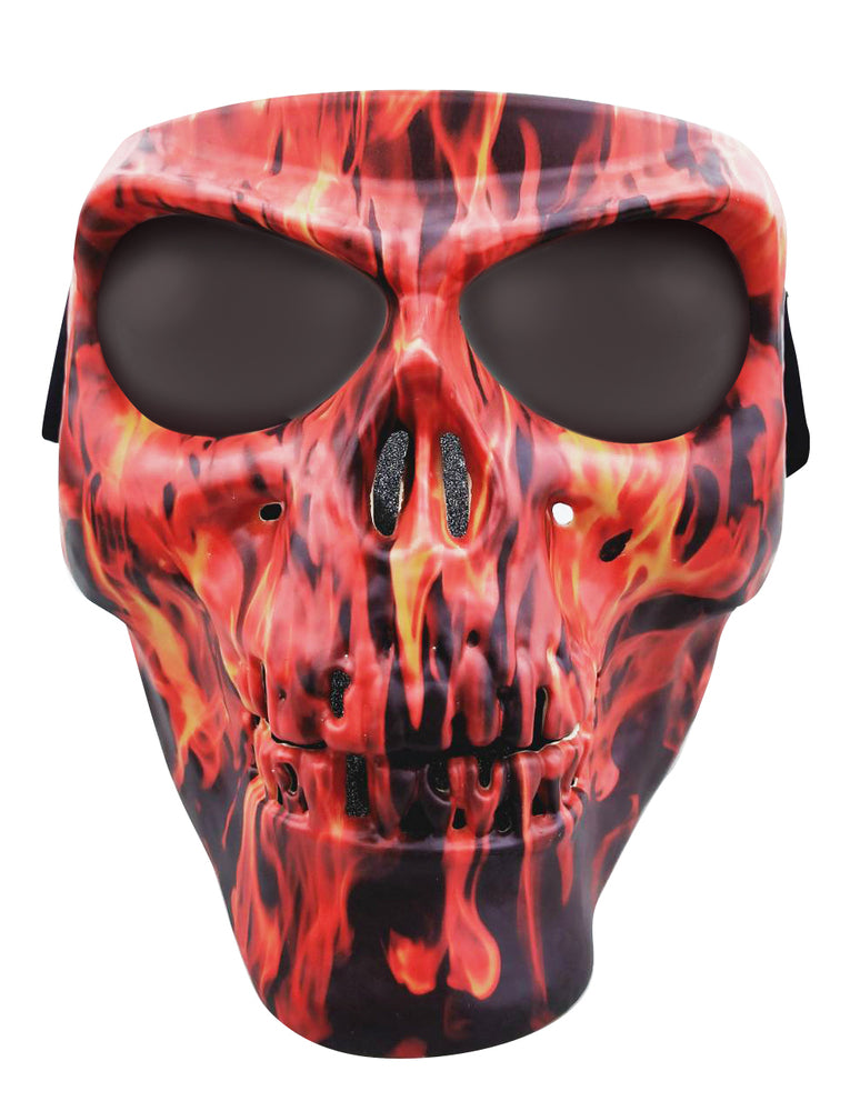 Skull Mask Flames SM