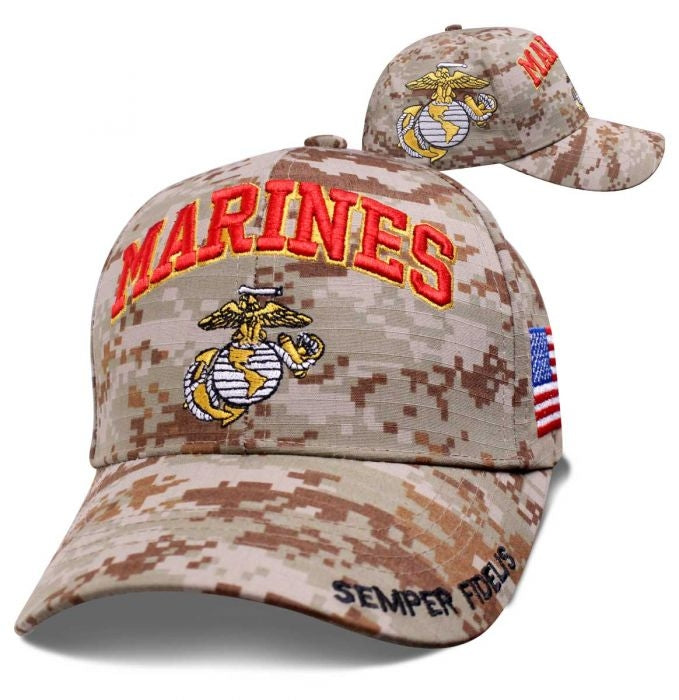 Semper Fidelis US Marines Desert Camo Hat