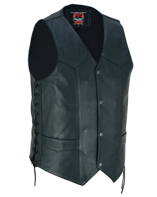 Gold Traditional Leather Vest