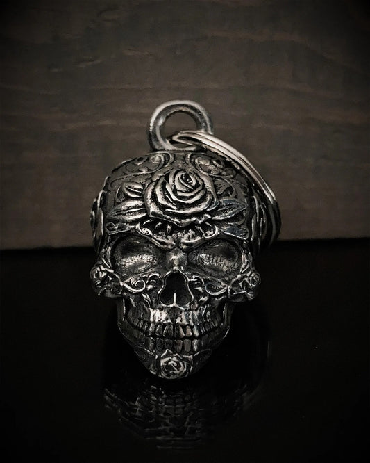Rose Skull Bell