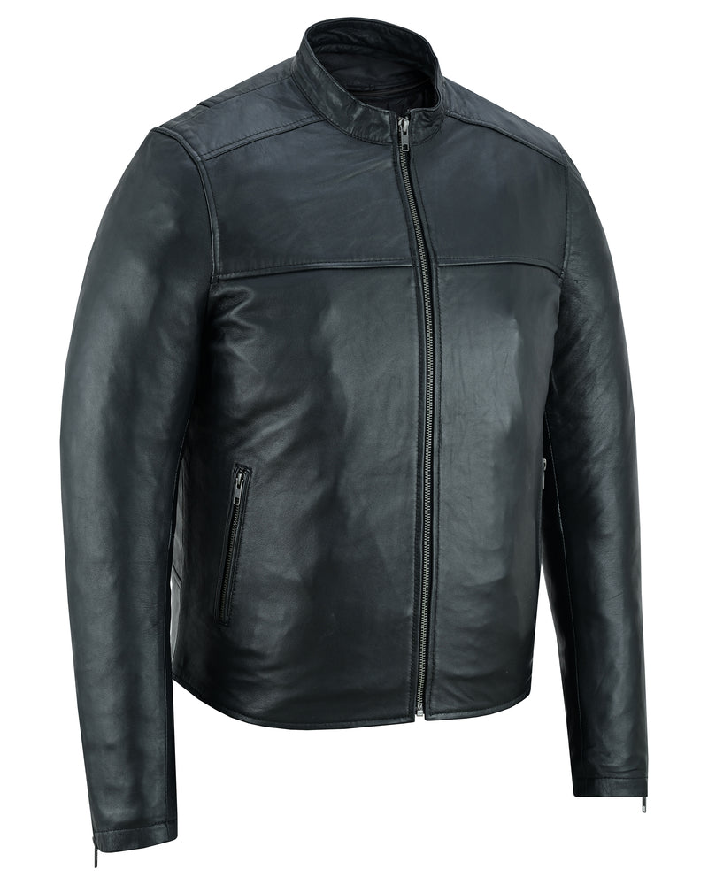 Chaqueta de cuero de moda para hombre Wanton