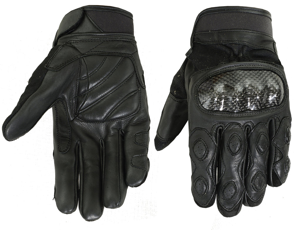 Leather/ Textile Sporty Glove