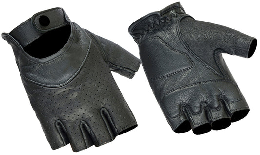 Women's Perforated Fingerless Glove