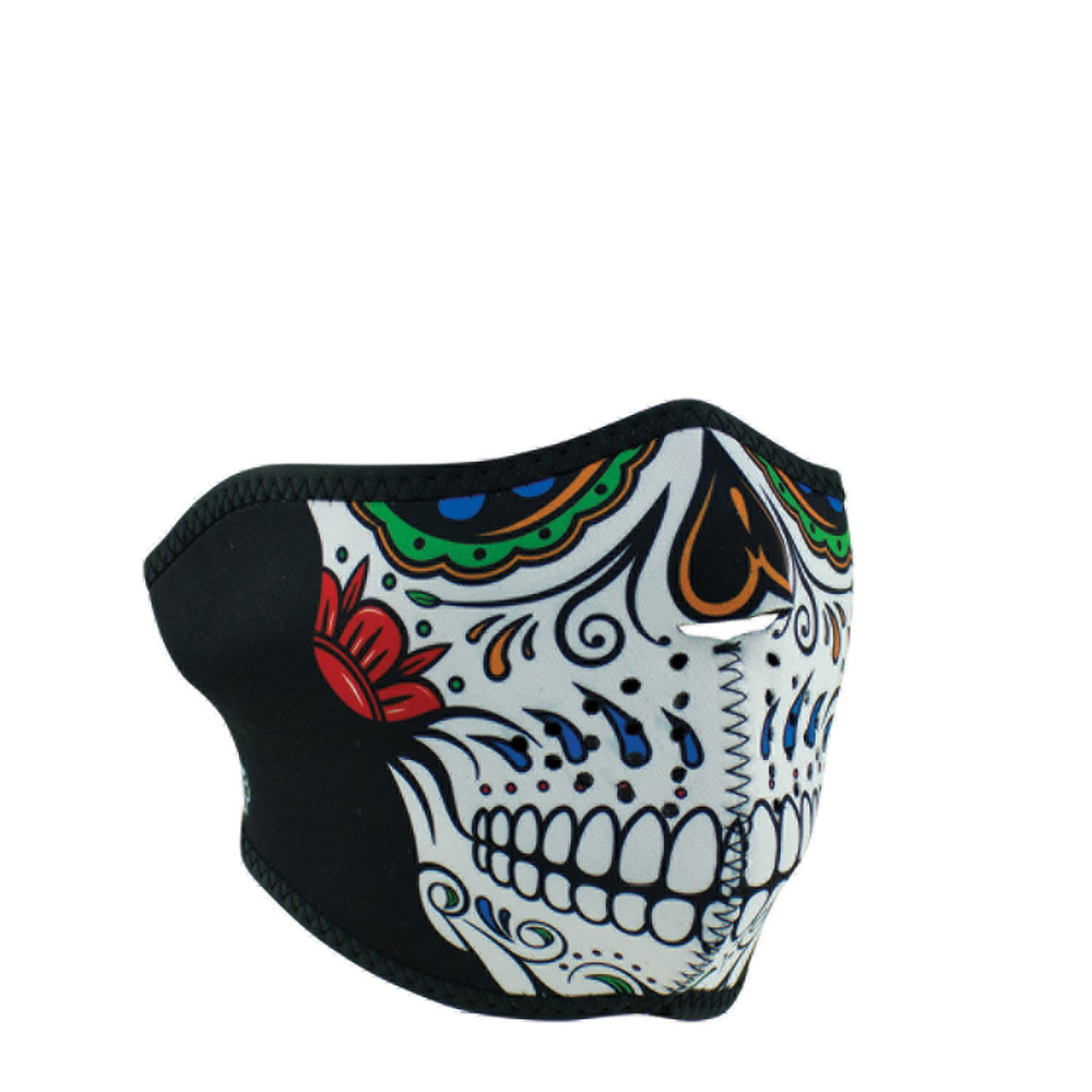 ZAN® Half Mask- Neoprene- Muerte Skull