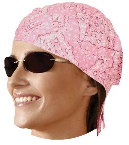 Headwrap Paisley Pink