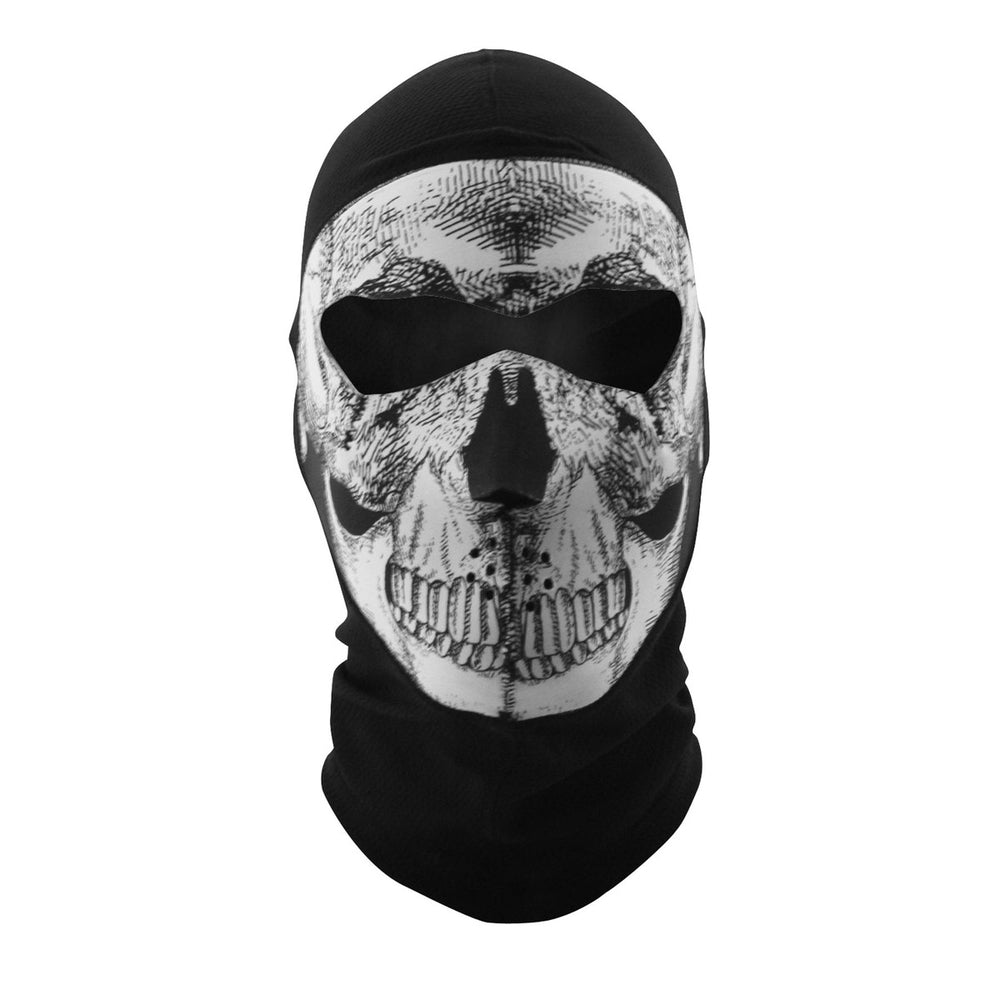 Balaclava Extreme- COOLMAX®- Full Mask- Black and Whit