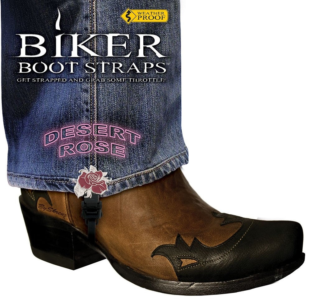 BBS/DR4Weather Proof- Boot Straps- Desert Rose- 4 Inch