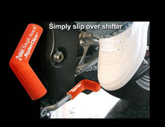 Rubber Shift Sock- Orange