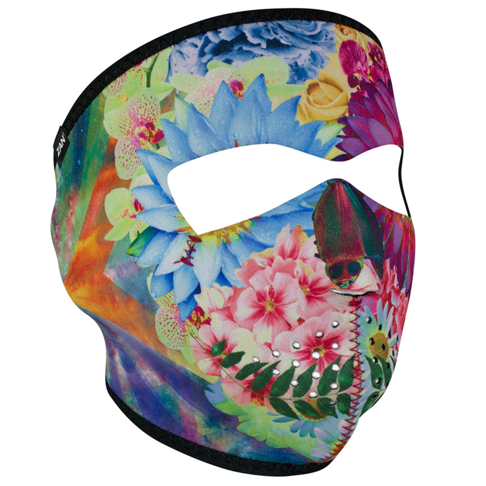 ZAN® Full Mask- Neoprene- Flower Skull