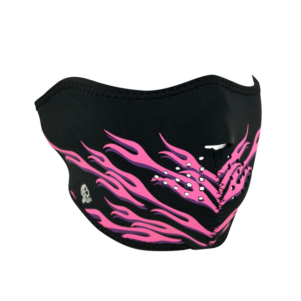 ZAN® Half Mask- Neoprene- Pink Flames