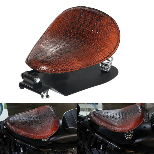 Motorcycle Bobber Solo Seat With Bracket Base