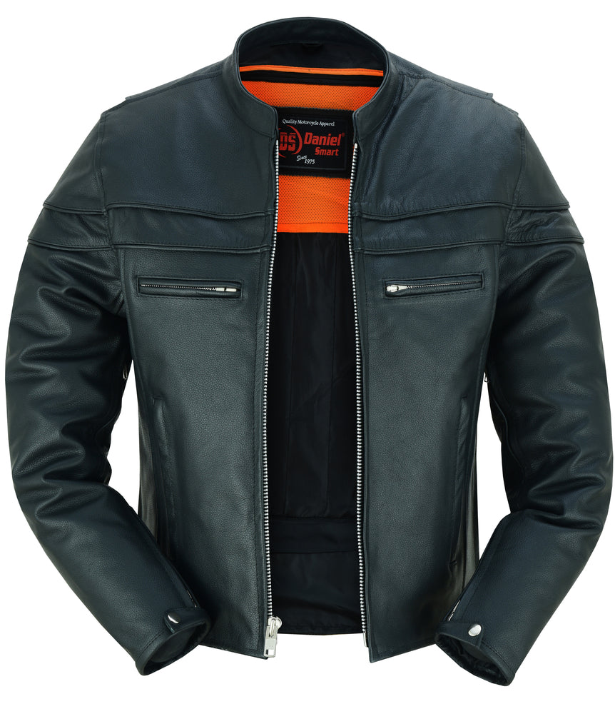 Full Hand Leather Motorcycle Jacket